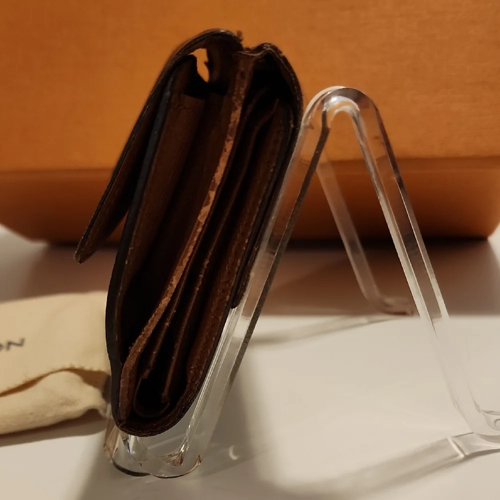 Louis Vuitton Dark Brown Monogram Wallet - Picture 2 of 11